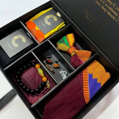 kente tie set